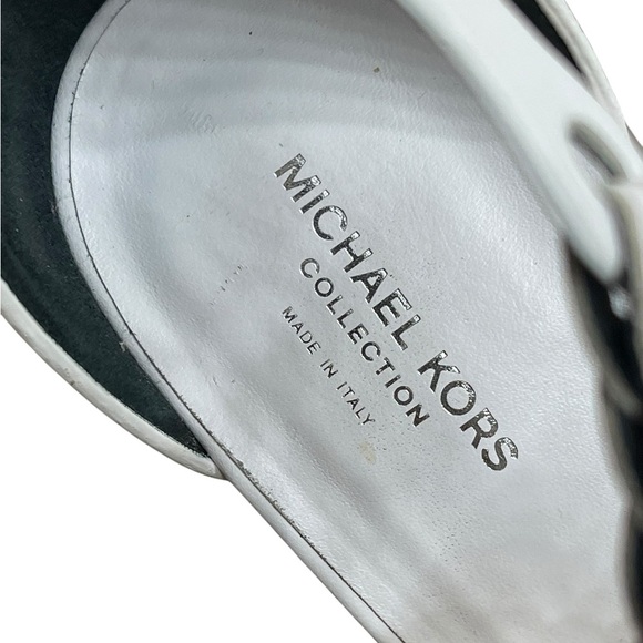 Michael Kors Collection Miriam in Optic White‎ with  framing Strap size 38 (8) - Picture 11 of 13